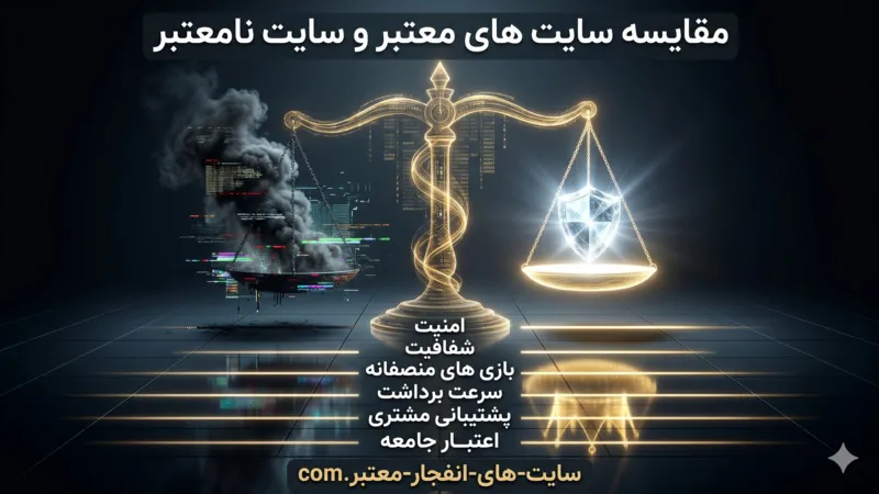 مقایسه سایت های معتبر و سایت نامعتبر